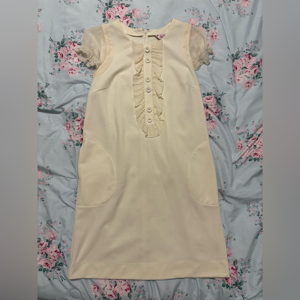 original penguin 60s style yellow babydoll dress | has pockets